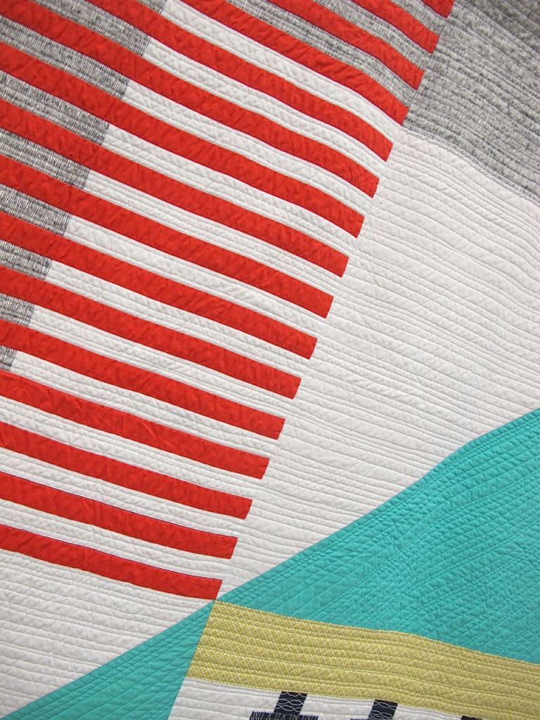 Emergent by Kari Vojtechovsky. Centennial, Colorado. 3rd Place, QuiltCon 2015 Piecing category.