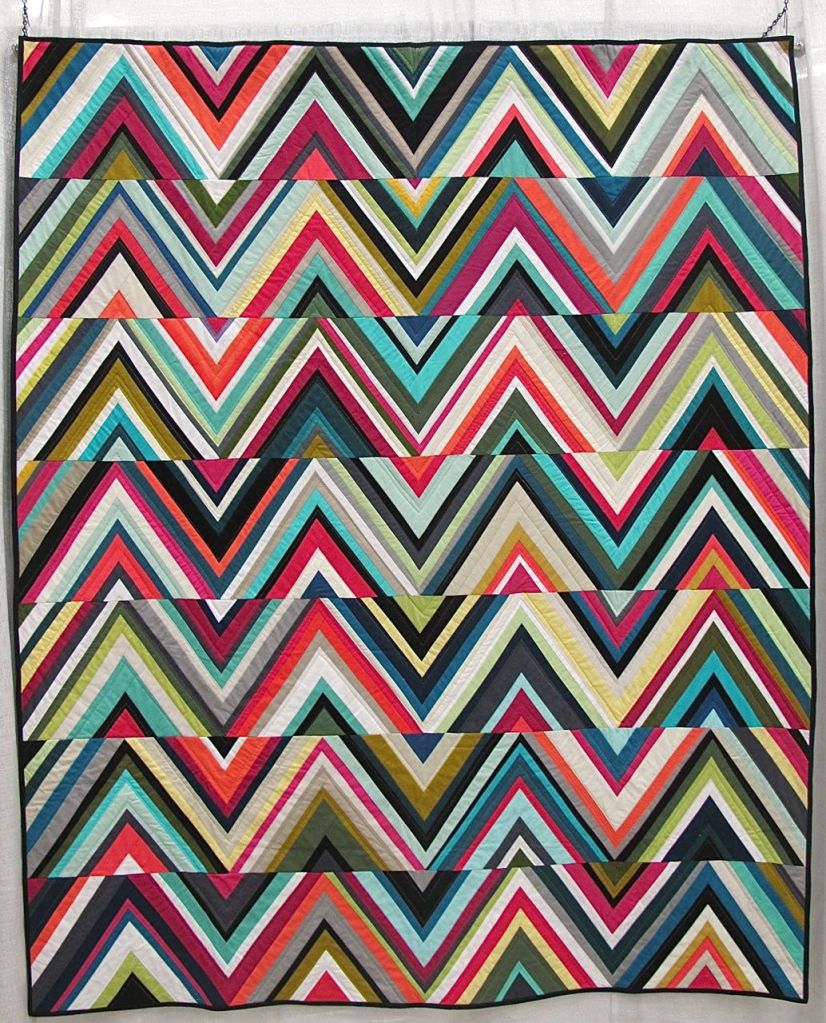 Triangles Quilt by Tara Faughnan, Oakland, California.