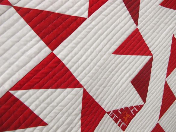 Anni Albers Orange Chair by Martha Peterson. Woodinville, Washington.