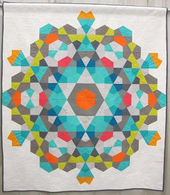 Bauble by Emily Cier. Seattle, Washington. Quilted by Angela Walters.