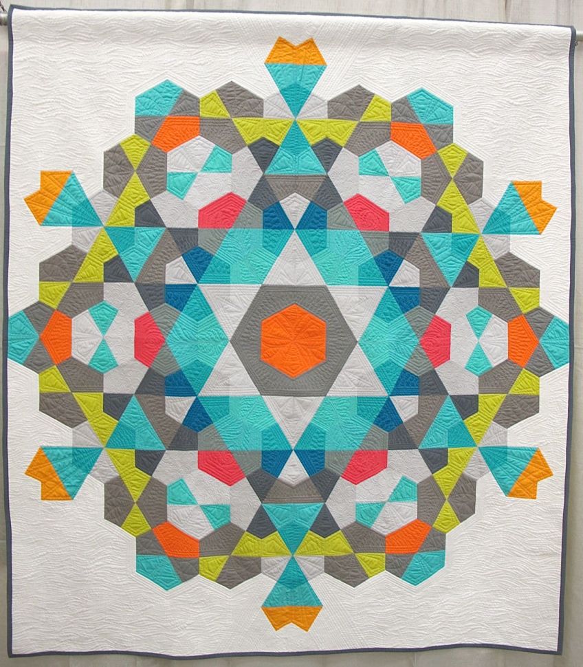 Bauble by Emily Cier. Seattle, Washington. Quilted by Angela Walters.