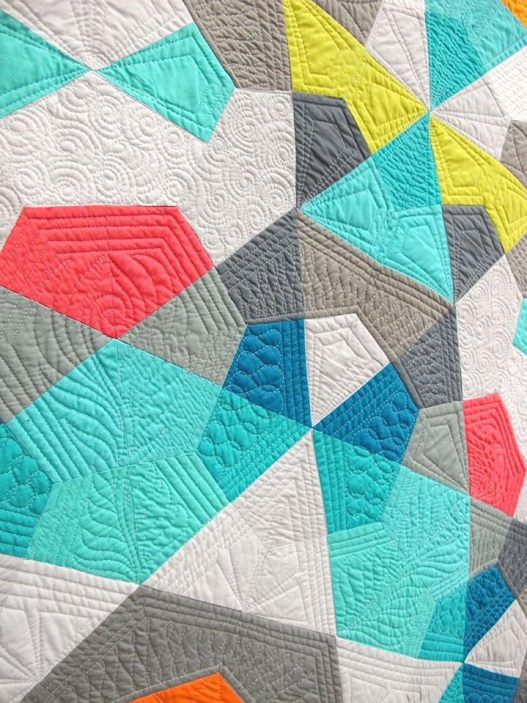 Bauble by Emily Cier. Seattle, Washington. Quilted by Angela Walters.