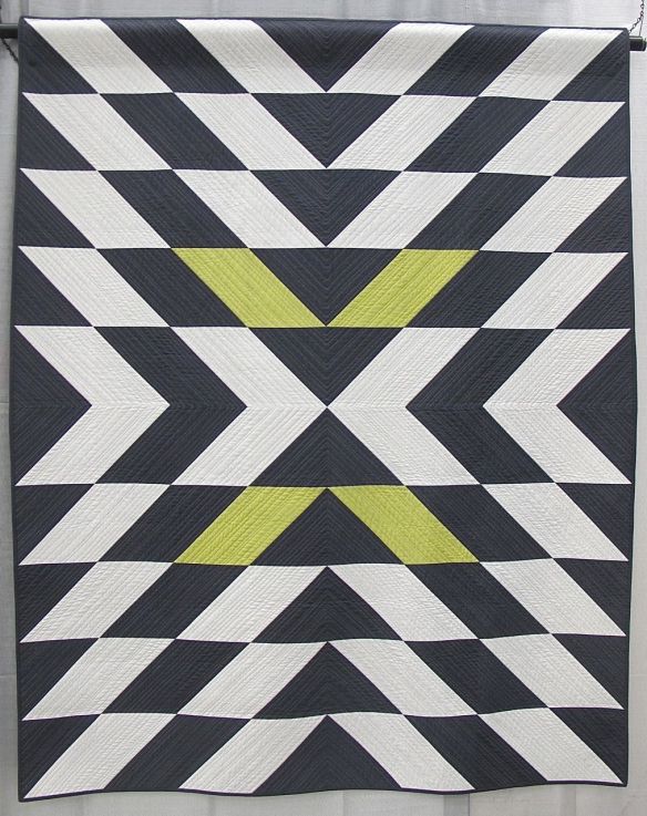 MQG 2014 Quilt of the Month: March. Modern X by Christa Watson.