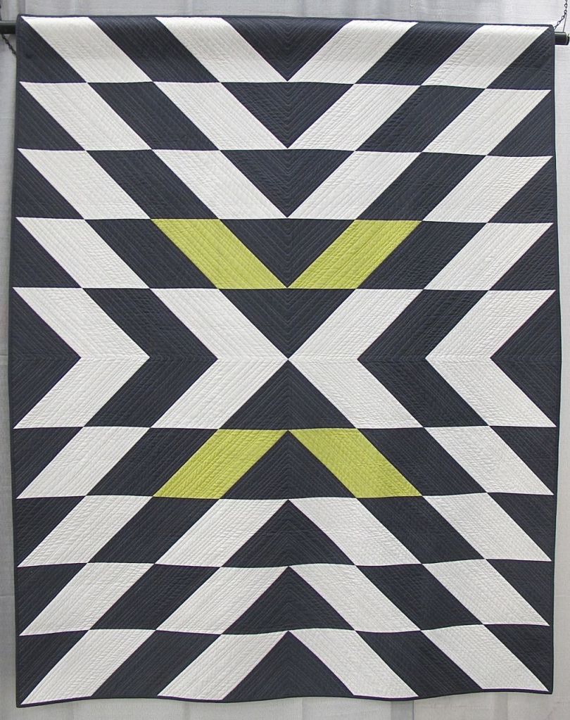 MQG 2014 Quilt of the Month: March. Modern X by Christa Watson.