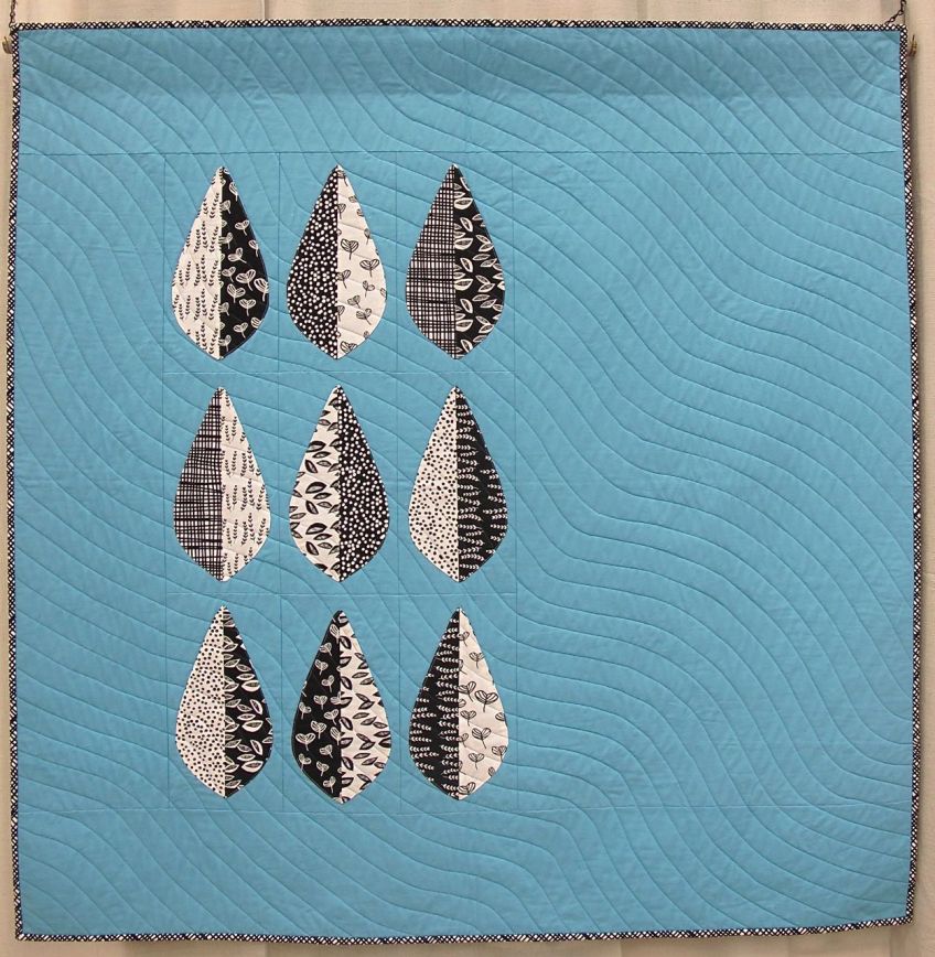 MQG 2014 Quilt of the Month: February. Zephyr by Debbie Grifka. Ann Arbor MQG.