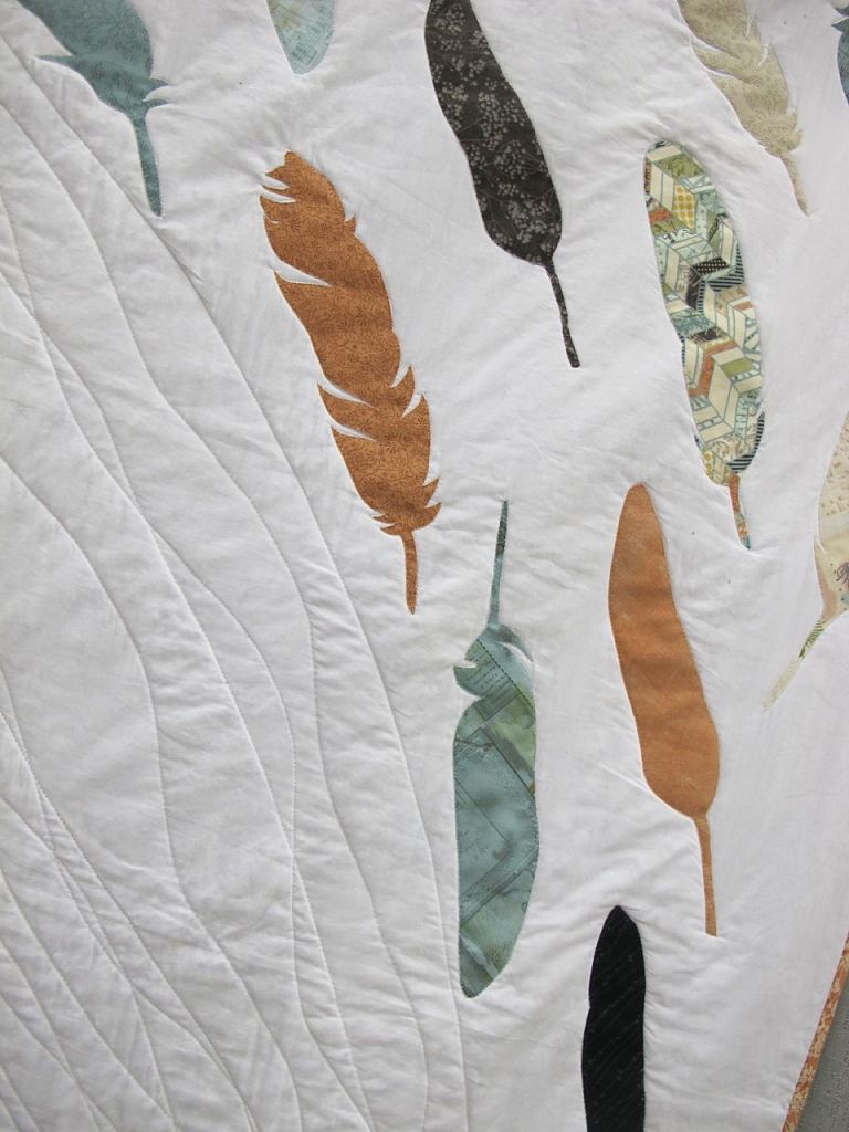MQG 2014 Quilt of the Month:November. Plumage by Casey York. St. Louis MQG.