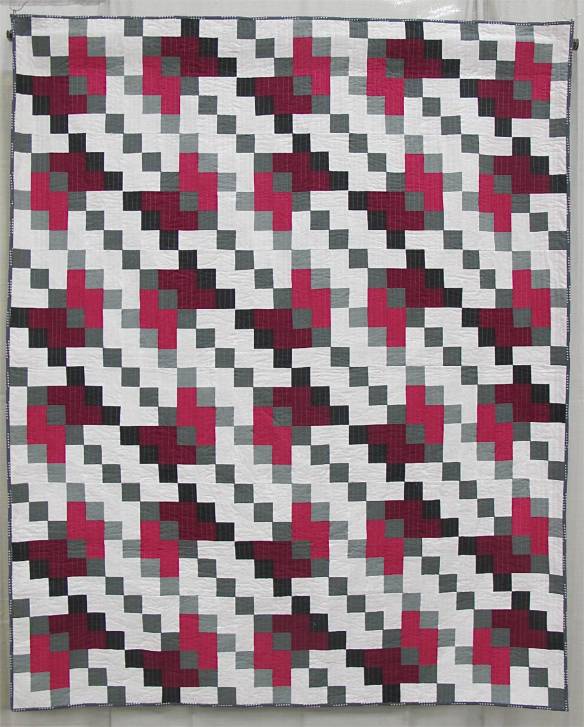 MQG 2014 Quilt of the Month: October. Shifted by Kristy Daum. St. Louis MQG.