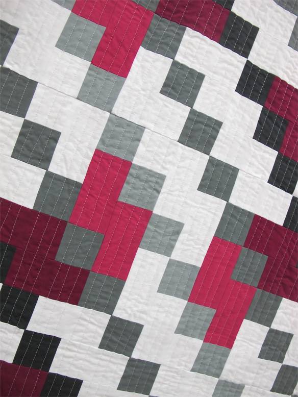 MQG 2014 Quilt of the Month: October. Shifted by Kristy Daum. St. Louis MQG.