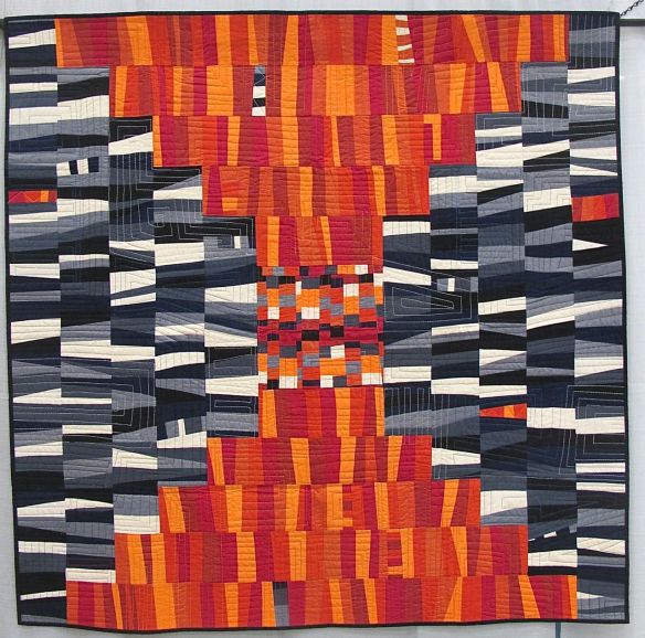 MQG 2014 Quilt of the Month: September. Chess on the Steps by Krista Hennebury. Vancouver MQG.