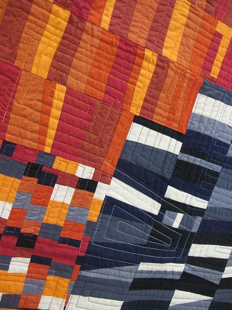 MQG 2014 Quilt of the Month: September. Chess on the Steps by Krista Hennebury. Vancouver MQG.