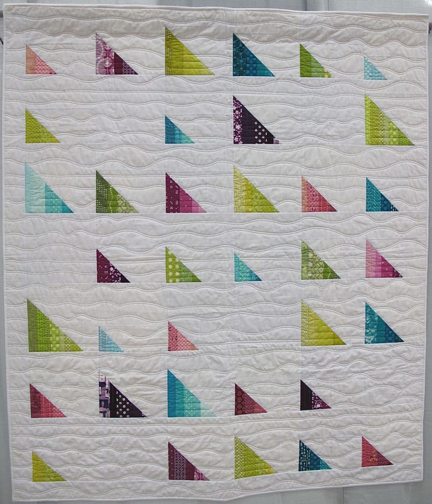 MQG 2014 Quilt of the Month: July. Boats Boats Boats! by Brenda Ratliff. Ann Arbor MQG.