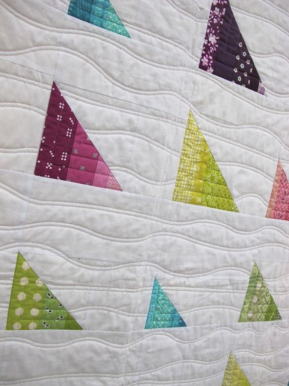 MQG 2014 Quilt of the Month: July. Boats Boats Boats! by Brenda Ratliff. Ann Arbor MQG.