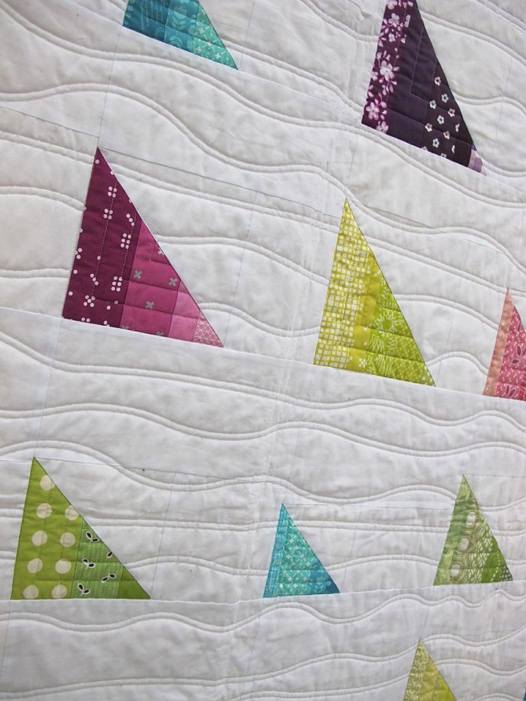 MQG 2014 Quilt of the Month: July. Boats Boats Boats! by Brenda Ratliff. Ann Arbor MQG.