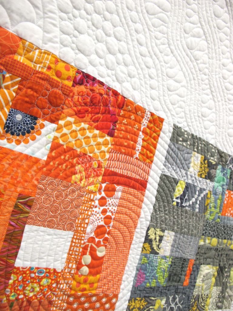 Ad Libbing by Linda Hungerford of Flourishing Palms. The Villages, Florida. Pieced by Lora Douglas of Dragonfly Quiltworks