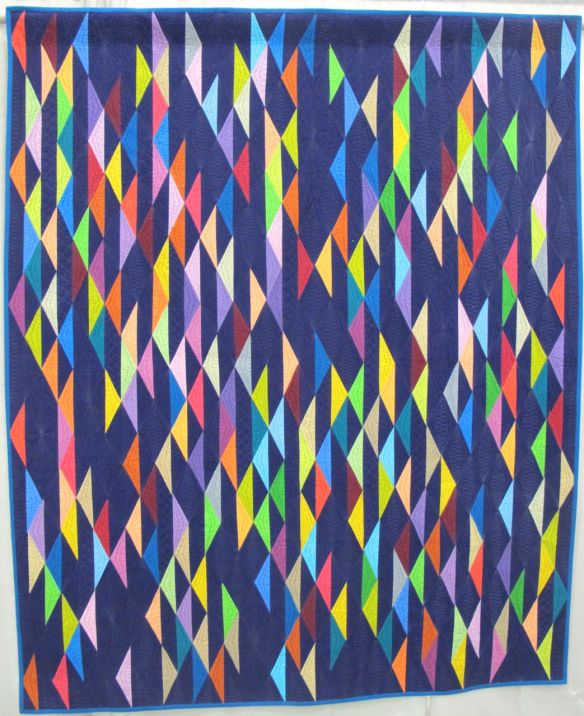 Smithereens by Emily Cier. Seattle, Washington. Quilted by Angela Walters.