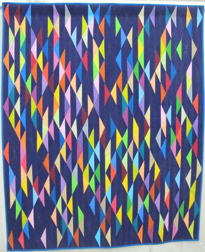 Smithereens by Emily Cier. Seattle, Washington. Quilted by Angela Walters.