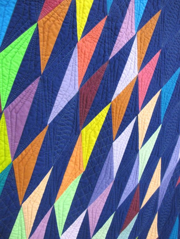 Smithereens by Emily Cier. Seattle, Washington. Quilted by Angela Walters.