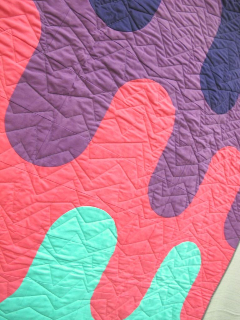 Transmission by Phoebe Harrell. Mt. Pleasant, South Carolina. Quilted by Geri Smith.