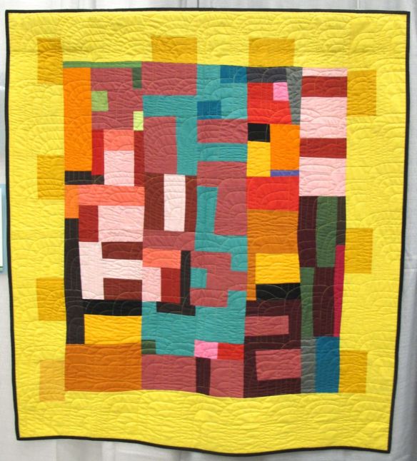 My Way by Pamela Rocco. Santa Cruz, California. Quilted by Susan Spencer, Scotts Valley, California.