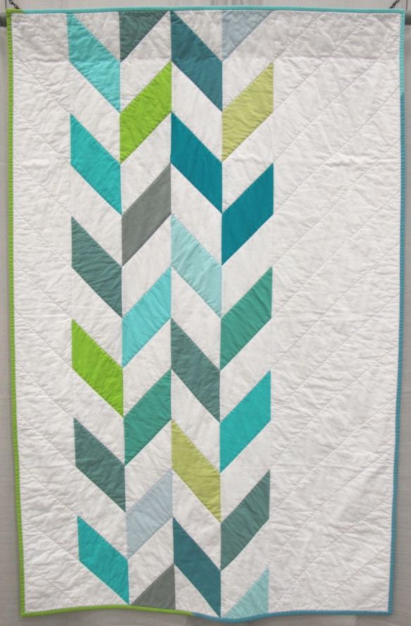 Sea Glass Herringbone by Claire Jain. Austin, Texas.