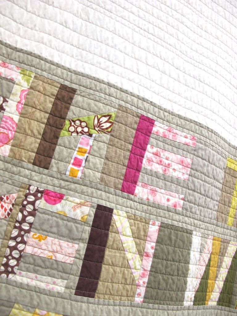 Blackbird Fly by Krista Hennebury. North Vancouver, British Columbia, Canada. First Place, Use of Negative Space category, QuiltCon 2015.