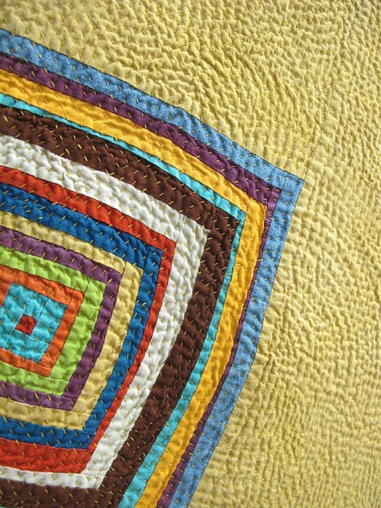 In Wedowee by Chawne Kimber. Easton, Pennsylvania. 2nd Place, Small Quilt category, QuiltCon 2015