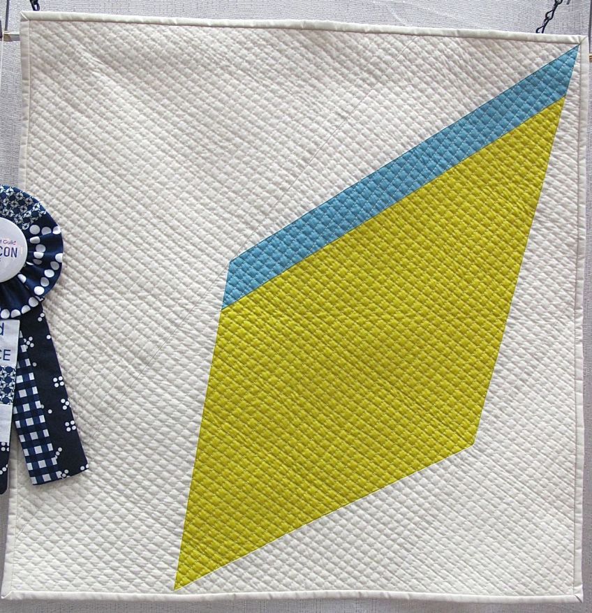 Curious by Amy Friend. West Newbury, Massachusetts. 3rd Place, Small Quilt category, QuiltCon 2015.