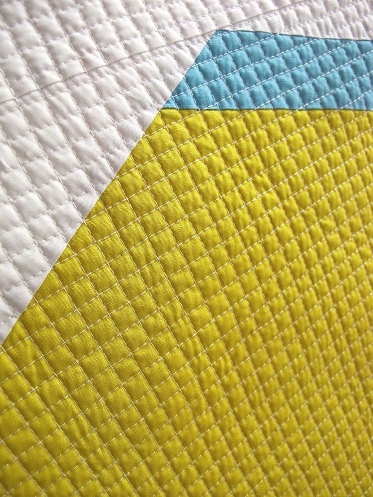 Curious by Amy Friend. West Newbury, Massachusetts. 3rd Place, Small Quilt category, QuiltCon 2015.