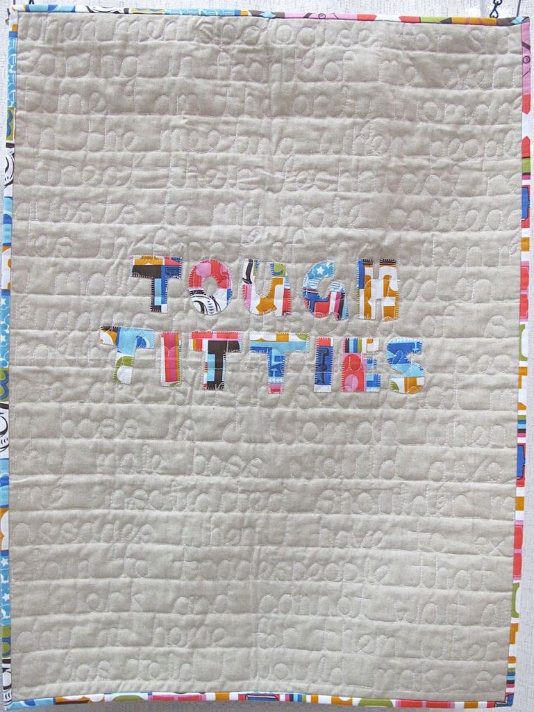 Tough Titties by Adrienne Reid. Wellington, New Zealand.