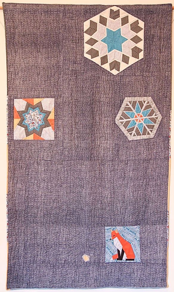 Starry Fox by Birgit Hottentrott, quilted by Terri Carpenter