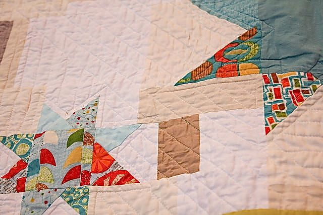 Justine's Starbright Quilt by Adrienne St. John