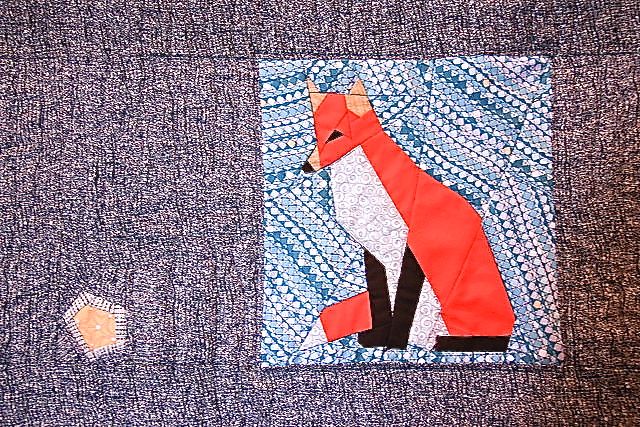 Starry Fox by Birgit Hottentrott, quilted by Terri Carpenter