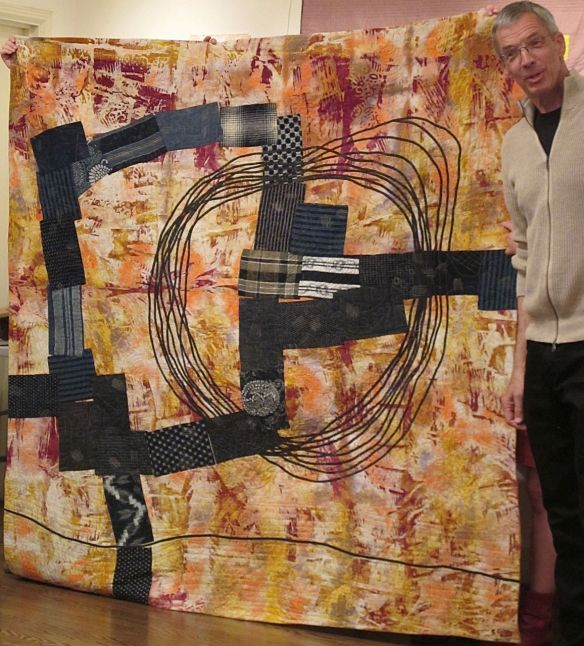 Patchwork Quilt by Joe Cunningham, 74x47, 2012