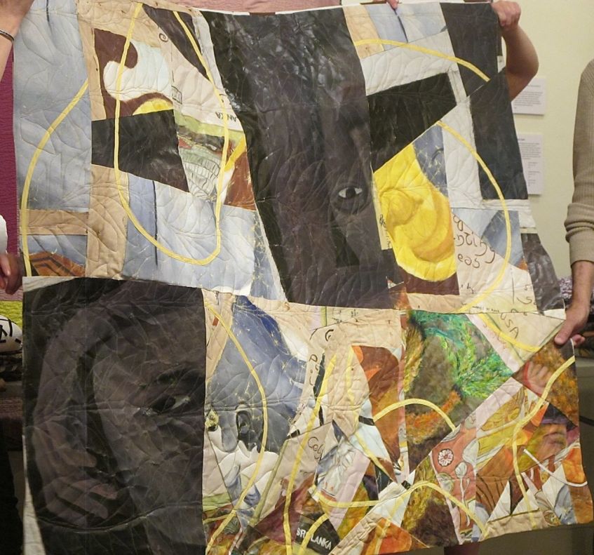 Bed, after Rauschenberg by Joe Cunningham, 52x64, 2013