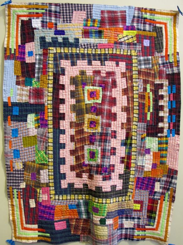 Plaids Gone Mad by Margaret Fabrizio, 2014. Plaids Gone Mad by Margaret Fabrizio, 2014.