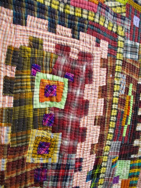 Plaids Gone Mad by Margaret Fabrizio, 2014. Plaids Gone Mad by Margaret Fabrizio, 2014.