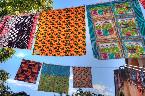 Freddy Moran, Quilting in the Garden Exhibition at Alden Lane Nursery 2015 Freddy Moran, Quilting in the Garden Exhibition at Alden Lane Nursery 2015