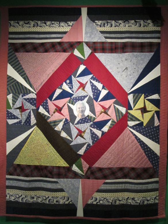 Benjamin Leon Commemorative Quilt. Eli Leon, designer and piecer, Esther Foss, piecer, Helen Brodfield, quilter. Collection of Eli Leon.