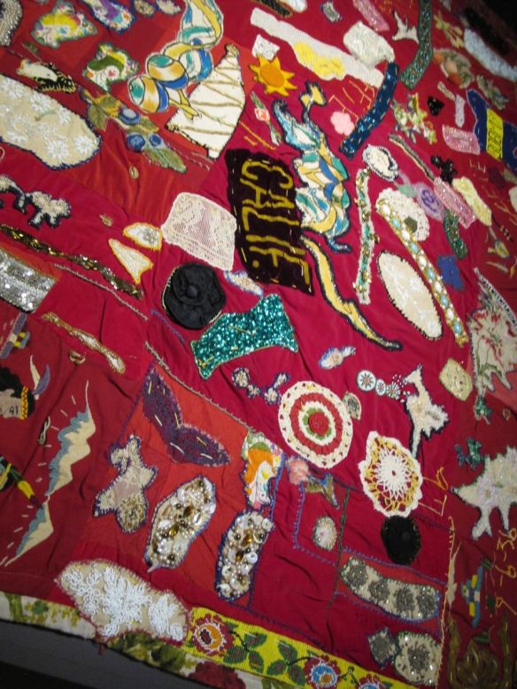 Detail of Unfinished by Rosie Lee Tompkins, Collection of Eli Leon.