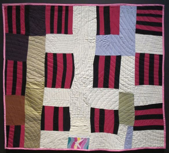 Double Strip. Mattie Pickett, piecer, Willia Ette Graham and Irene Bankhead, quilters. Collection of Eli Leon