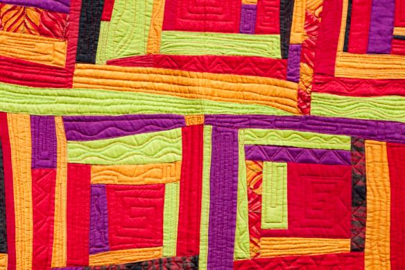 Damask Log Cabin by Freddy Moran Damask Log Cabin by Freddy Moran