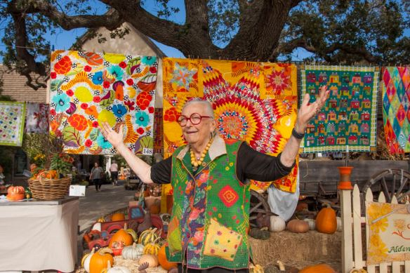 Freddy Moran, Quilting in the Garden Exhibition at Alden Lane Nursery 2015 Freddy Moran, Quilting in the Garden Exhibition at Alden Lane Nursery 2015