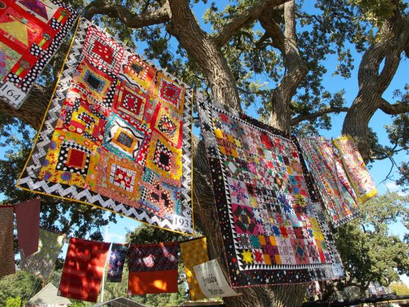 Freddy Moran, Quilting in the Garden Exhibition at Alden Lane Nursery 2015 Freddy Moran, Quilting in the Garden Exhibition at Alden Lane Nursery 2015