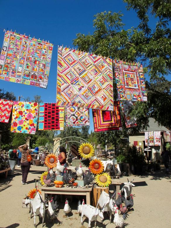 Freddy Moran, Quilting in the Garden 2015 at Alden Lane Nursery Freddy Moran, Quilting in the Garden at Alden Lane Nursery