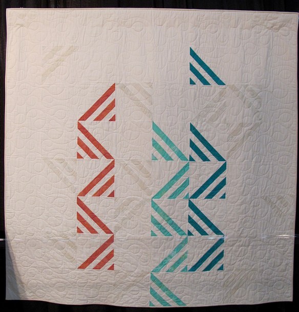 Modern Amish II by Mickey Beebe, quilted by Tony McAuliffe Modern Amish II by Mickey Beebe, quilted by Tony McAuliffe