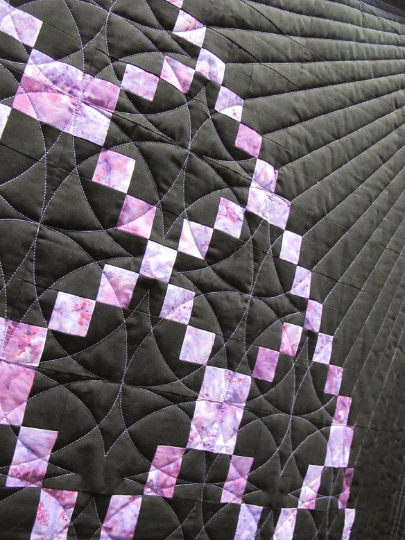 Spiral Galaxy by Jean Hughes, quilted by Margrit Schwanck