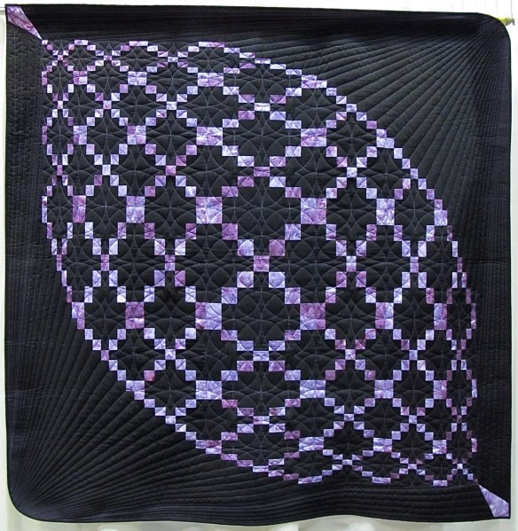 Spiral Galaxy by Jean Hughes, quilted by Margrit Schwanck