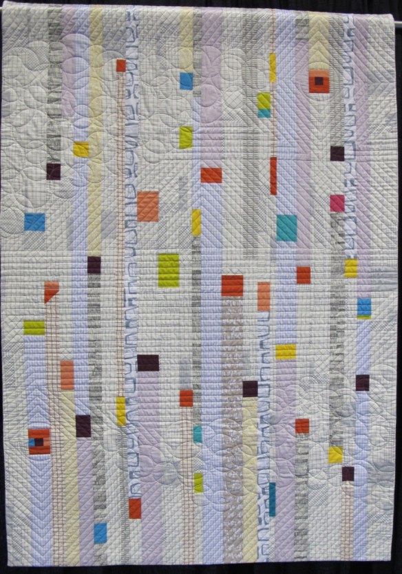 Homage to String Quilt by Anna Chan, quilted by Diane Torres Homage to String Quilt by Anna Chan, quilted by Diane Torres