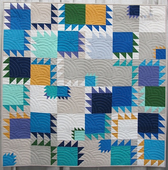 Delta Breeze by Cindy Wiens, quilted by Darby Myers Delta Breeze by Cindy Wiens, quilted by Darby Myers
