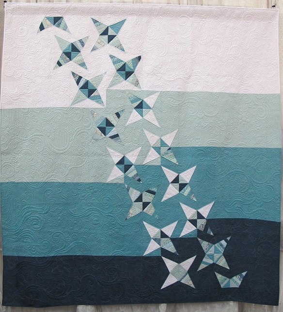 Rocky Road to Kansas Refreshed by Cheryl Brady, quilted by Tia Curtis Rocky Road to Kansas Refreshed by Cheryl Brady, quilted by Tia Curtis